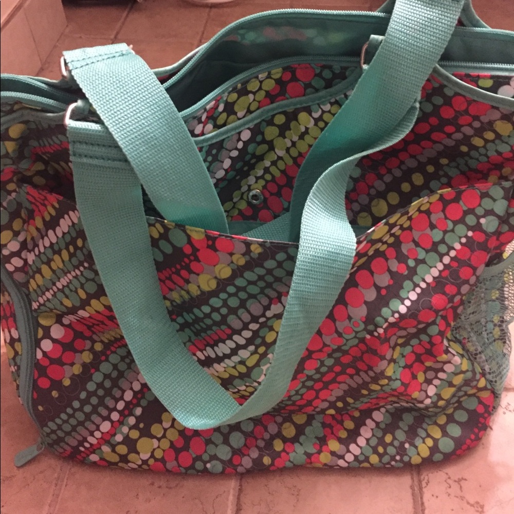 Colorful Polka Dot Travel Bag